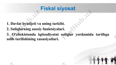 fiskal siyosat — PPTX
