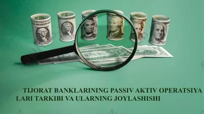 tijorat banklarining passiv aktiv operatsiya — PPTX