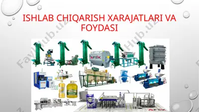 ishlab chiqarish xarajatlari va foydasi — PPTX
