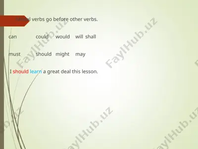 modal verbs — PPT