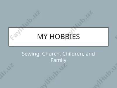 sewing — PPT