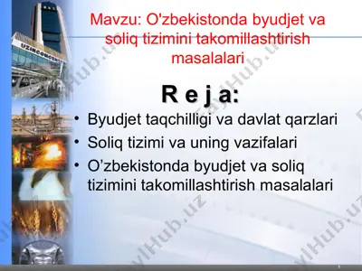 byudjet taqchilligi va davlat qarzlari — PPT
