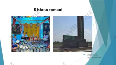 rishton tumani — PPTX