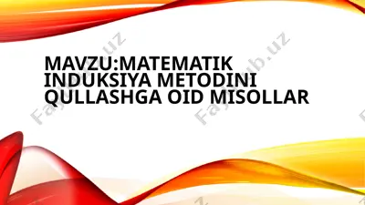 matematik etyudlari — PPTX