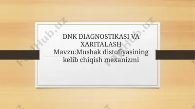 mushak distrofiyasi — PPTX
