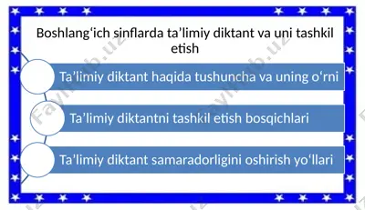 ta'limiy diktantlar — PPTX