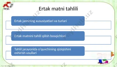 ertak matni tahlili — PPTX