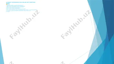 ijtimoiy xodimning oila bilan ish yuritishi reja — PPTX