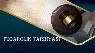 fuqarolik tarbiyasi — PPTX