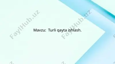 raqamli tasvirlarni qayta ishlash — PPTX