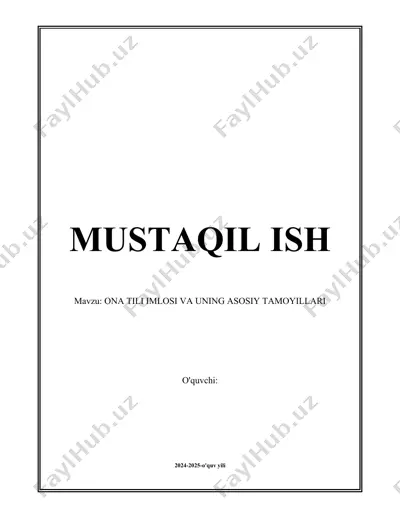 ona tili imlosi va uning asosiy tamoyillari — DOCX