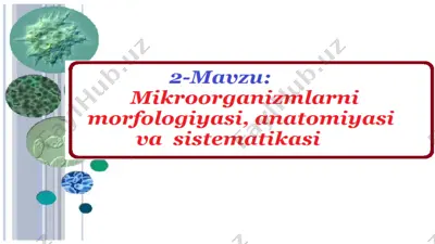 mikroorganizmlar — PPTX