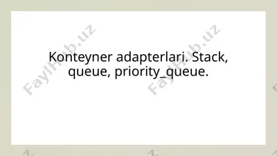 konteyner adapterlari — PPTX