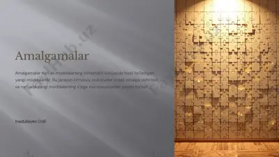 amalgamalar — PPTX