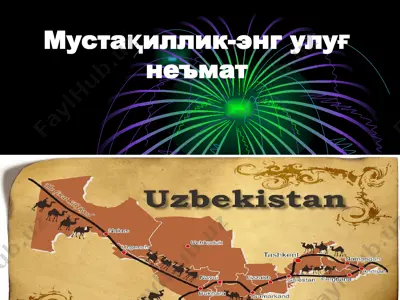 mustaqillik-еng ulug' ne'mat — PPT