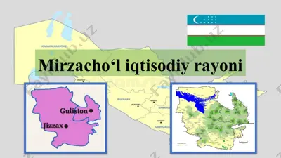 mirzacho‘l iqtisodiy rayoni — PPTX