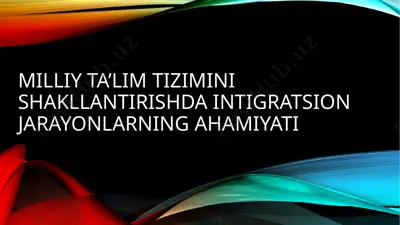 professional ta’lim va jismoniy madaniyat kafedrasi — PPTX