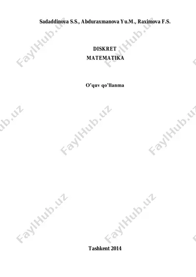 diskret matematika — PDF