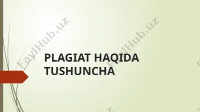plagiat — PPTX