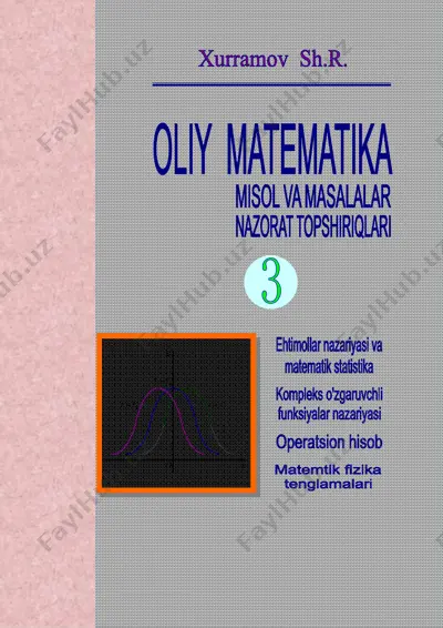 oliy matematika (masalalar to‘plami, nazorat topshiriqlari) — PDF