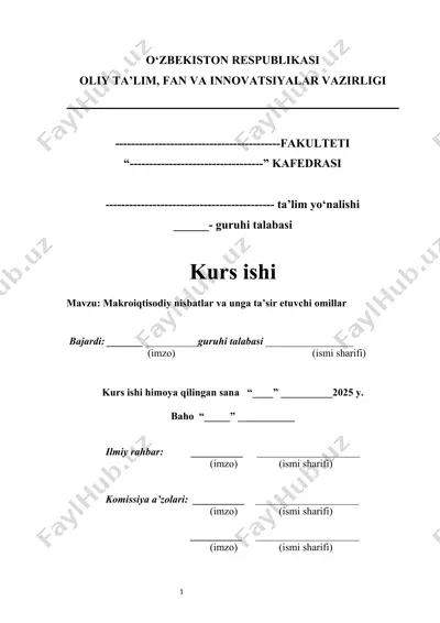 harakat xavfsizligini oshirish — DOCX