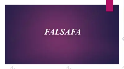 falsafa — PPTX