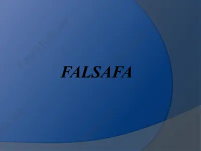 falsafa — PPTX