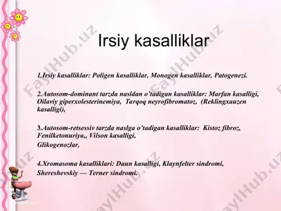 irsiy kasalliklar — PPT