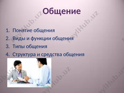 общение — PPT