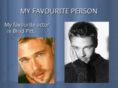 my favourite person — PPT