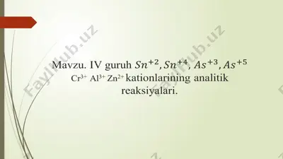 mishyak bilan zaharlanish haqida ma'lumot — PPTX