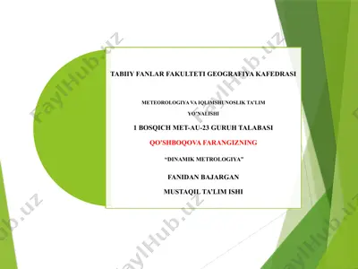 real suyuqliklarning harakati — PPTX