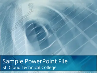 sample powerpoint file — PPTX