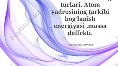 lazerlar va ularning turlari — PPTX