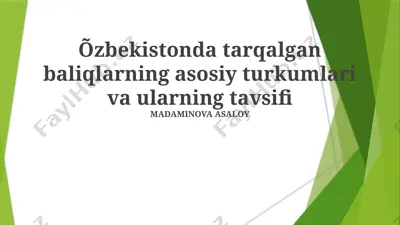 ilonbosh (channa argus) — PPTX