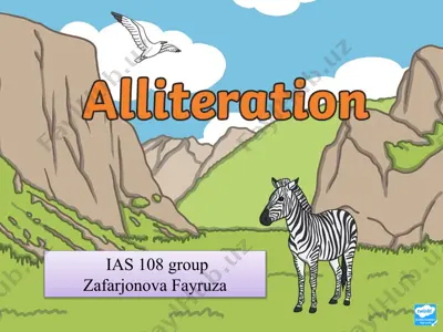 alliteration — PPTX
