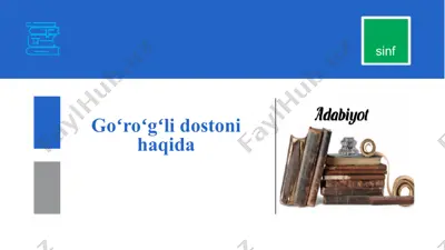 "go‘ro‘g‘lining tug‘ilishi" — PPTX