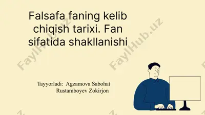 falsafa fanining kelib chiqish tarixi — PPTX
