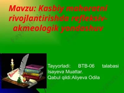 akmeologiya — PPTX