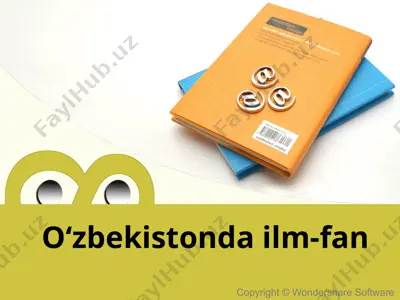 o‘zbekistonda ilm-fan — PPTX