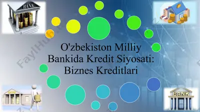o'zbekiston milliy banki — PPTX