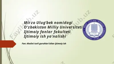 jamiyatning jismoniy va aqliy nogironligi boʻlganlarga nisbatan fikri. — PPTX