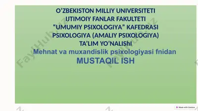 axloqiy motivatsiya va kasbiy muvaffaqiyat — PPTX