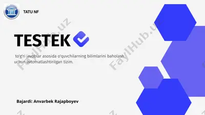 testek — PPTX