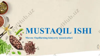 oqsillarning kimyoviy xususiyatlari — PPTX