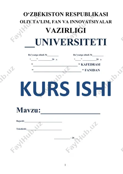 kapital bozori va investitsiyalar samaradorligini baholash usullari — DOCX