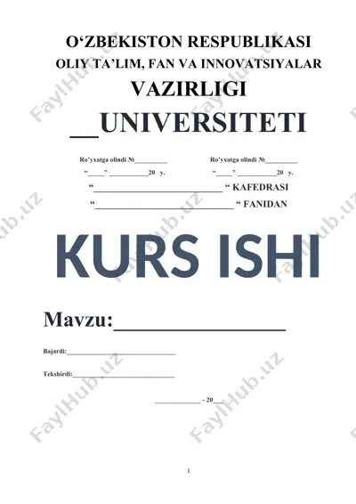 iqtisodiy qonunlar va ularning amal qilish mexanizmi — DOCX