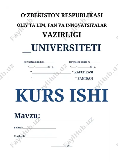 umurtqasiz hayvonlar azolar tizimi evolutsiyasi — DOCX