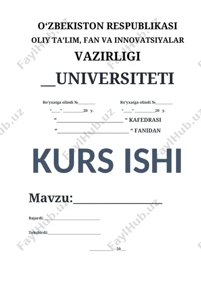 kristall panjaralarning turlari — DOCX