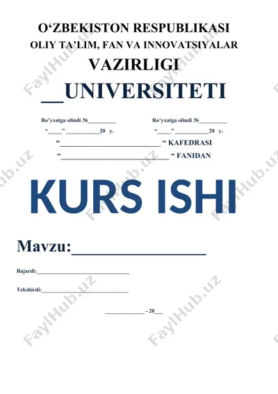 xotira haqida umumiy tushuncha — DOCX